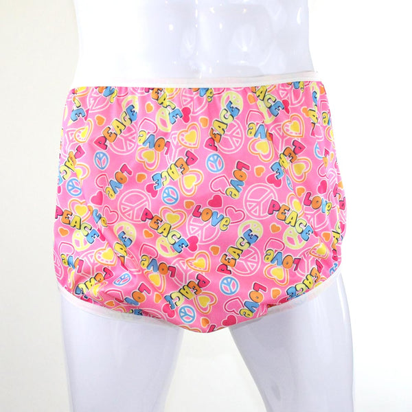 Pink KINS Adult Plastic Pants Diaper Covers for Incontinence 20300VP