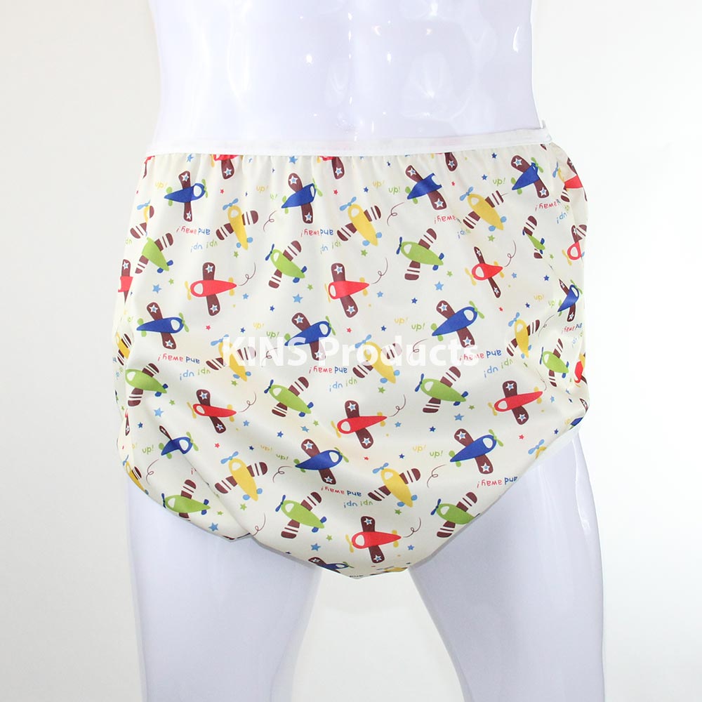 Adult Waterproof Vinyl Incontinence Pants Plastic Knickers Underwear 4  Colors